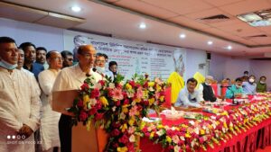 আলোচনা সভায় প্রধান অতিথির বক্তৃতায় 