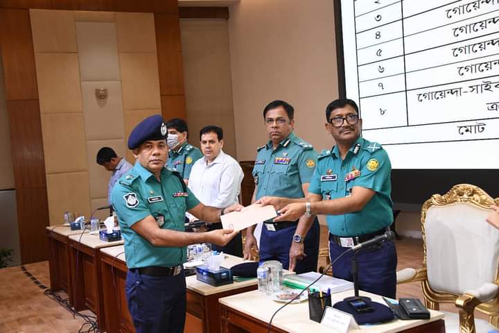 ডিএমপিতে “জুন” মাসে সবার সেরা গুলশান বিভাগ