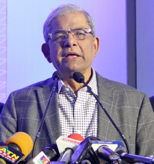 তত্ত্বাবধায়ক সরকারের দাবি মানলে প্রধানমন্ত্রীর চা পান করব : মির্জা ফখরুল