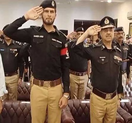 পুলিশের ডিসএসপি পাক পেসার শাহিন আফ্রিদি
