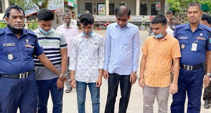 শিহাব হত্যা মামলায় চার আসামি জেল হেফাজতে