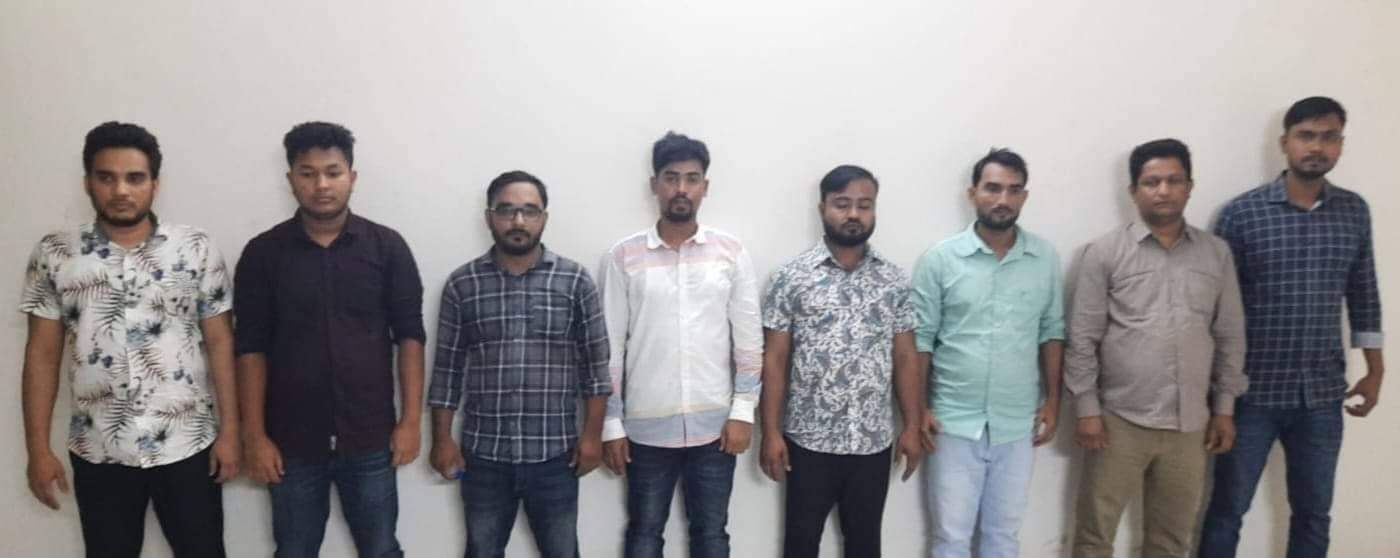 ৩ জন রিমান্ডে ৫ জন কারাগারে