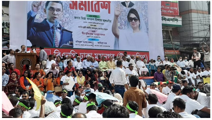 রাজপথ দখলের মধ্য দিয়ে এই সরকারের বিদায় করতে হবে : মির্জা ফখরুল