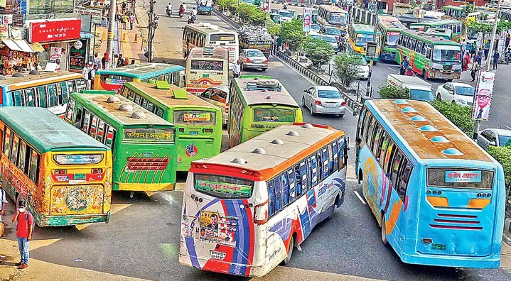 বাস ভাড়া ৫ পয়সা কমানো হয়েছে