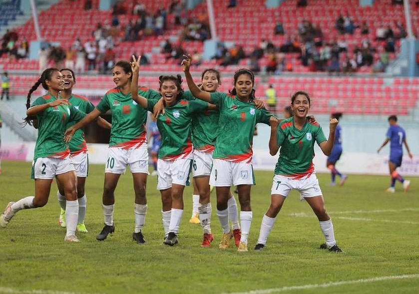 ভারতকে হারিয়ে গ্রুপ চ্যাম্পিয়ন বাংলাদেশ