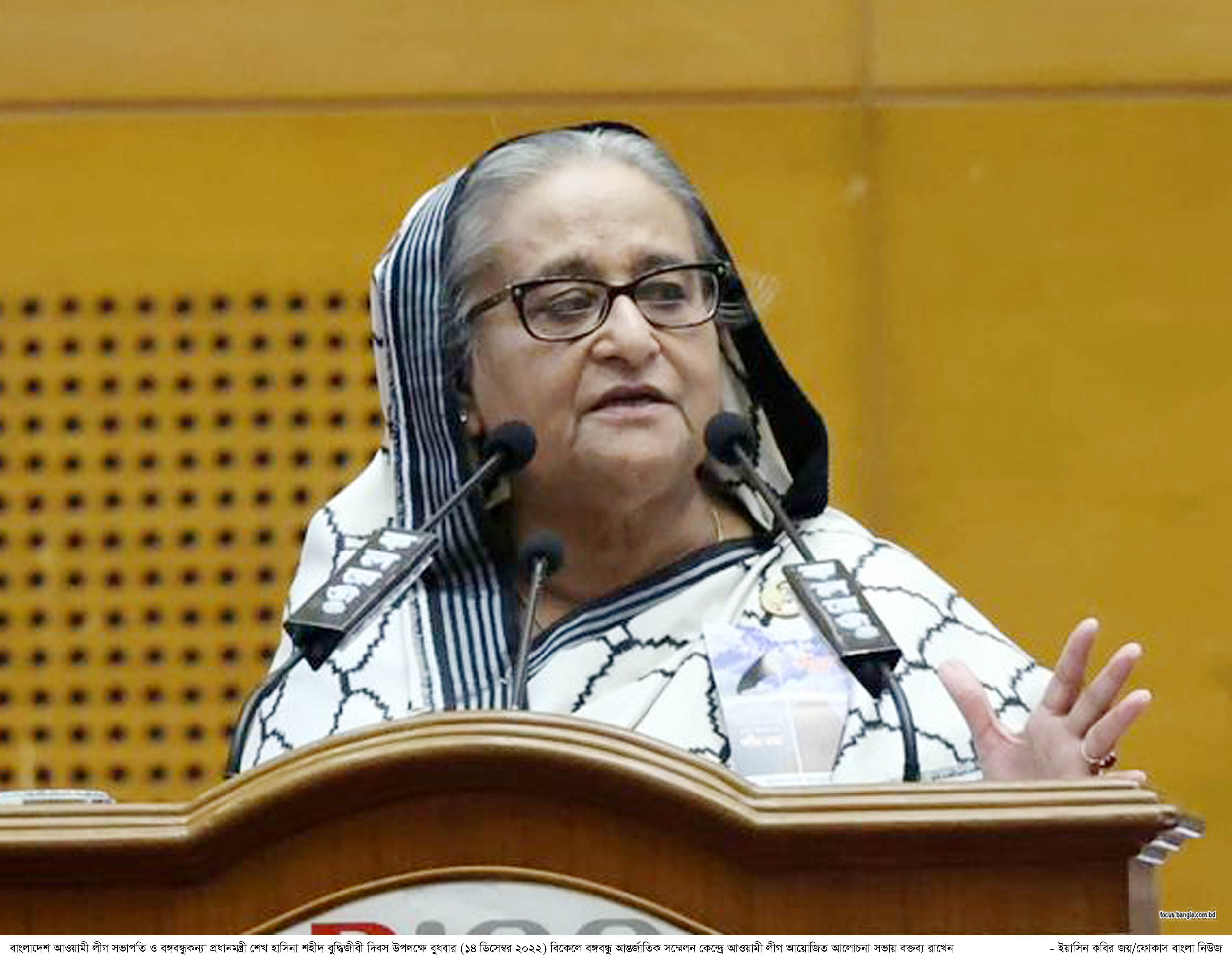 বাংলাদেশ স্বাধীন হলেও যেন মেধাশূন্য থাকে তাই বুদ্ধিজীবী হত্যা - প্রধানমন্ত্রী
