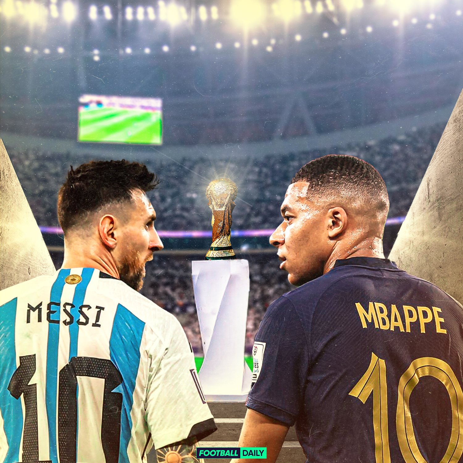 মেসির আর্জেন্টিনা-এমবাপ্পের ফ্রান্সের মধ্যকার এবার ফাইনাল লড়াই হবে