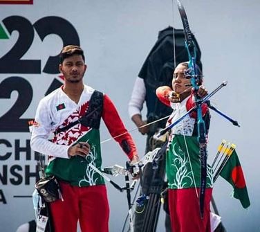 এশিয়া কাপ আর্চারিতে স্বর্ণ জিতল বাংলাদেশএশিয়া কাপ আর্চারিতে স্বর্ণ জিতল বাংলাদেশ