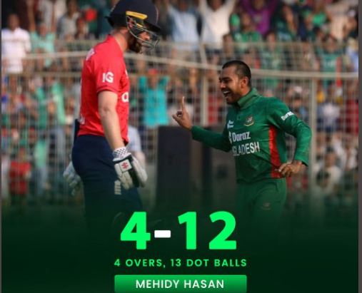 মিরাজ দ্যুতির পর বাংলাদেশের ইতিহাস গড়তে লাগবে ১১৮ রান