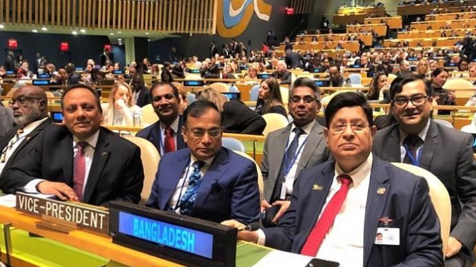 জাতিসংঘ পানি সম্মেলন : সহ-সভাপতি নির্বাচিত বাংলাদেশ