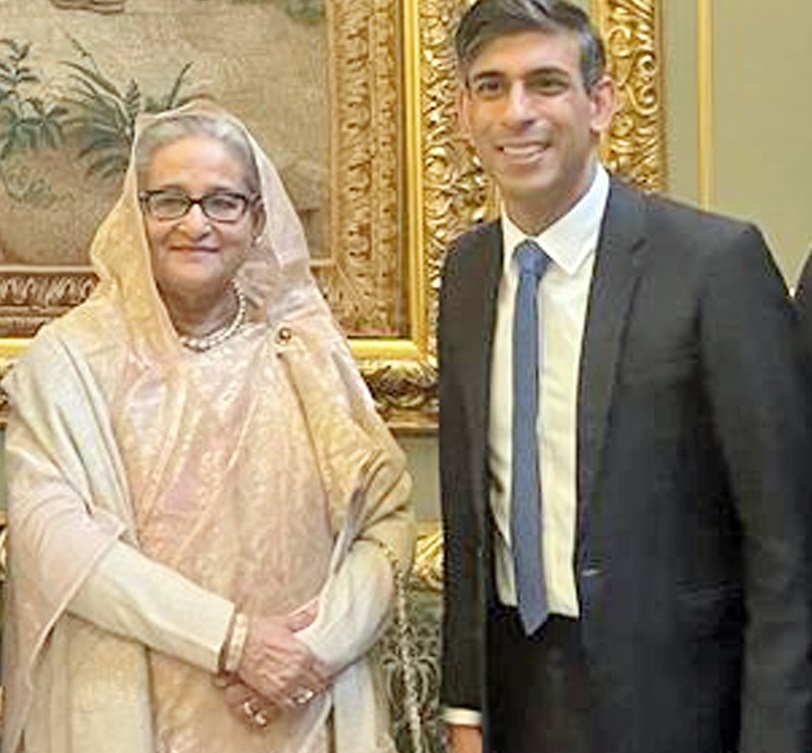 আপনি আমাদের জন্য অনুপ্রেরণা - শেখ হাসিনাকে ঋষি সুনাক