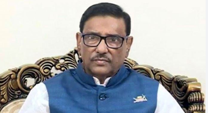 মার্কিন ভিসা নীতিতে বিএনপির নির্বাচন বর্জনের ষড়যন্ত্র ভেস্তে গেছে - ওবায়দুল কাদের