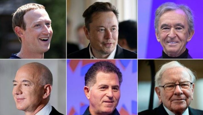 যুক্তরাষ্ট্রের ট্রেজারির নগদ অর্থের চেয়ে ৩১ ধনকুবের বেশি সম্পদের মালিক