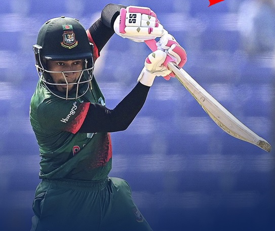 মুশফিকের হাফসেঞ্চুরিতে ২৪৬ রান করল বাংলাদেশ