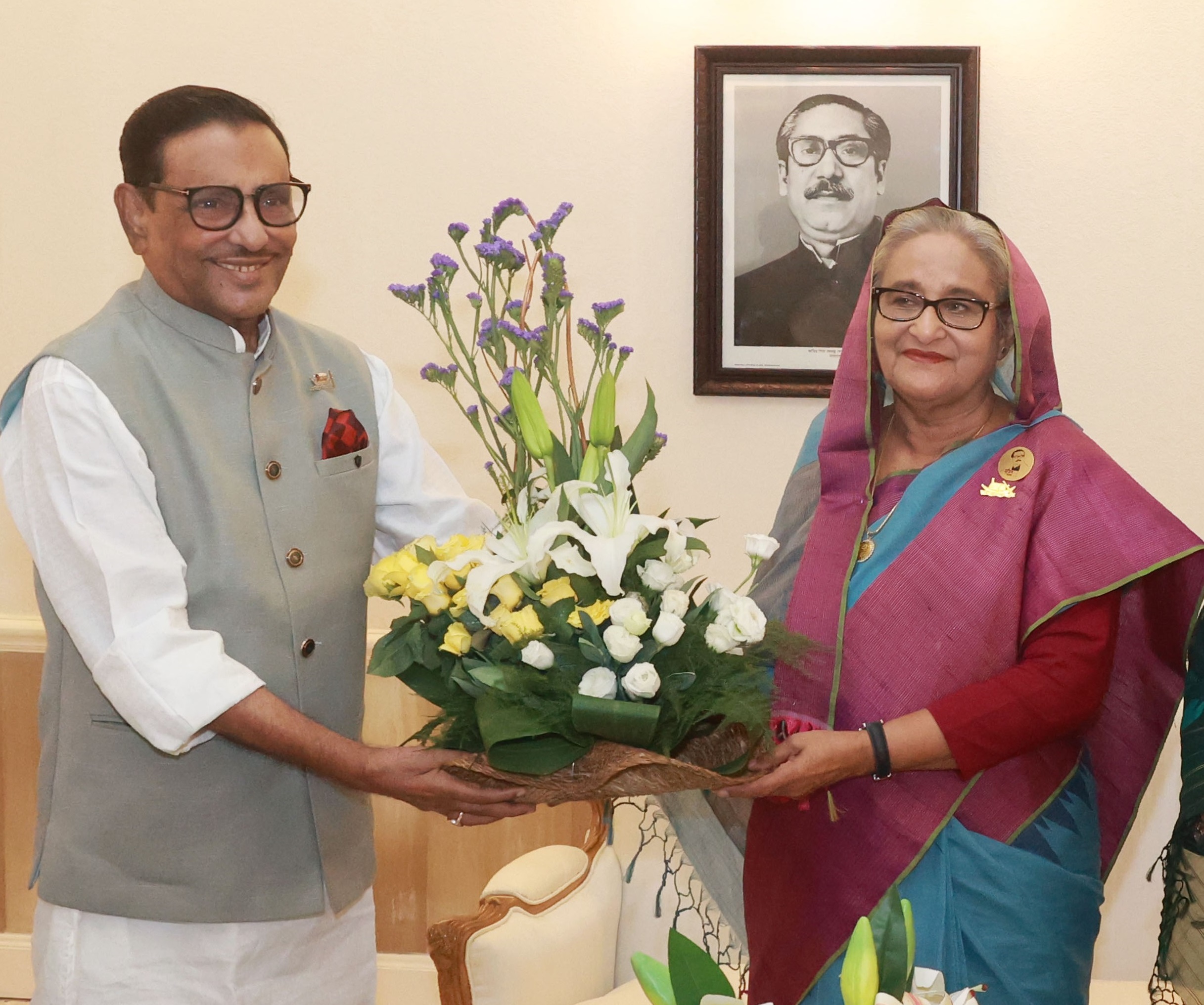 শেখ হাসিনার কারামুক্তি দিবসে আওয়ামী লীগের শুভেচ্ছা