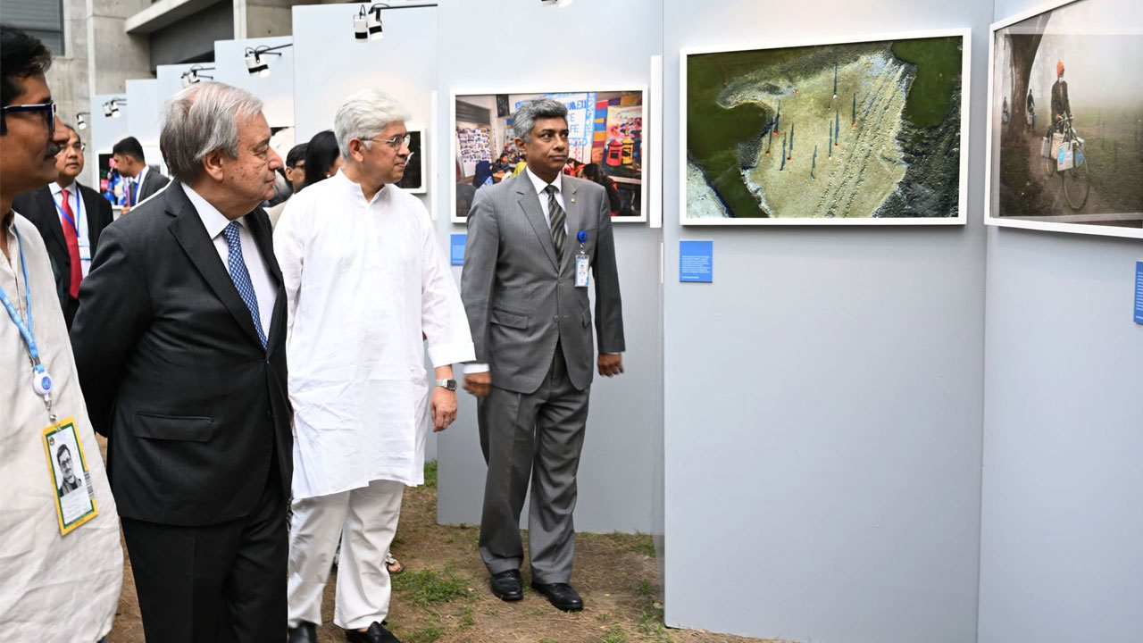রাজধানীর গুলশানে ইউএন হাউজ উদ্বোধন করেছেন জাতিসংঘ মহাসচিব