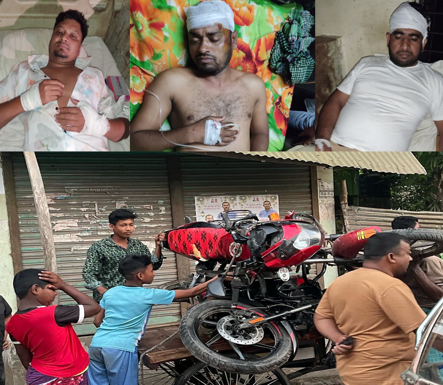 বরিশালে বিএনপির দুইপক্ষের সংঘর্ষে, ২৫ জন আহত